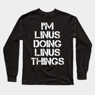 Linus T - Linus Doing Linus Things Long Sleeve T-Shirt